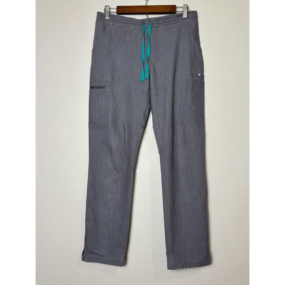 FIGS Technical Collection Heather Gray Scrub Pants TW2000R Womens‎ Small Yola
